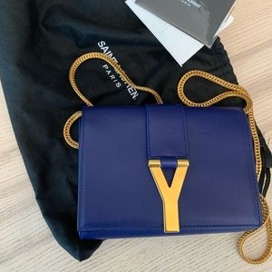 Authentic Saint Laurent Y-Ligne Crossbody
